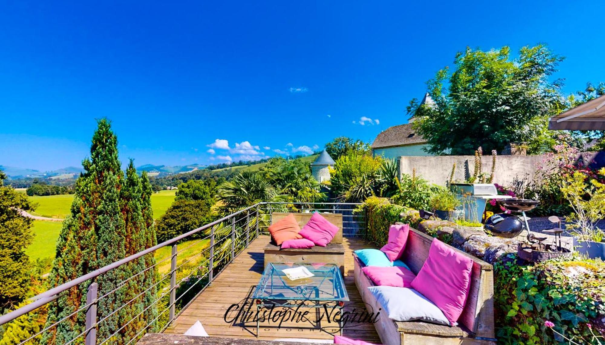 Maison de vacances Pays basque et Béarn - Capacité 14 personnes - Week-end, tourisme, séminaires, stages, réunions Lanne-en-Baretous Extérieur photo